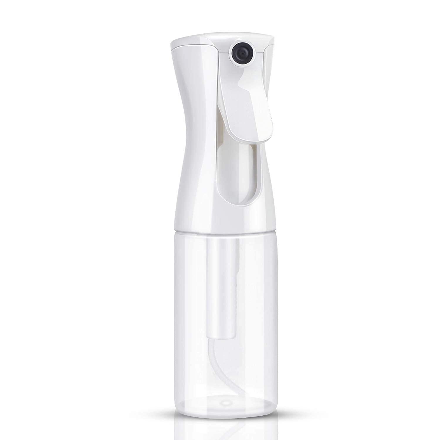 Spray Bottle Salon Pulvérisateur de Coiffure, Bouteille de Brumisateur d'eau, Flacon Spray Vide, Vaporisateur Brumisateur Cheveux, Hairstyling de Coiffeur Pulvérisateur D'eau Vide,160ML - Transparent