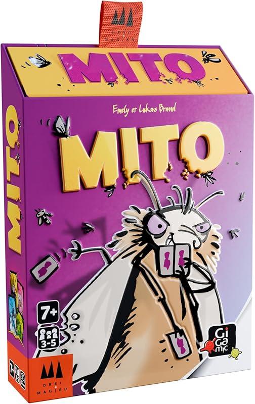 GIGAMIC - Mito - Jeux de société - Jeux de cartes dès 7 ans - Jeu d'ambiance pour enfant, famille et amis - Jeu de Bluff - De 3 à 5 joueurs - Jeu Rapide 15 Min - DRBMIT