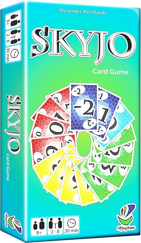 Magilano SKYJO, Jeu de Cartes Amusant pour Les Jeunes et Les Moins Jeunes, des soirées de Jeu Amusantes dans Le Cercle d'amis et de Famille.